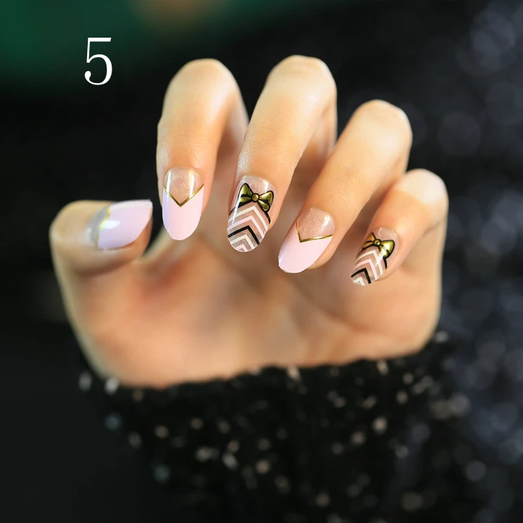 Super Quality Nail Strips/Unique Design Nailpolish Wraps/Long Time Nail Stickers