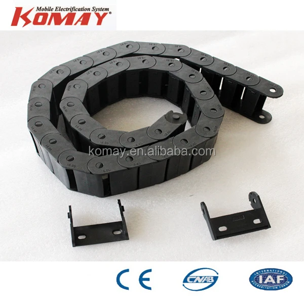 K25 series bridge type plastic cable chain/cable tray chain/nylon