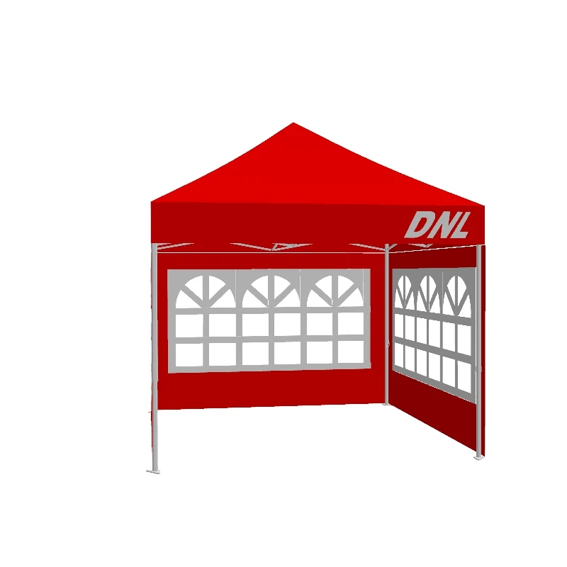 3x3 portable foldable gazebo tent event walls tent with transparent window