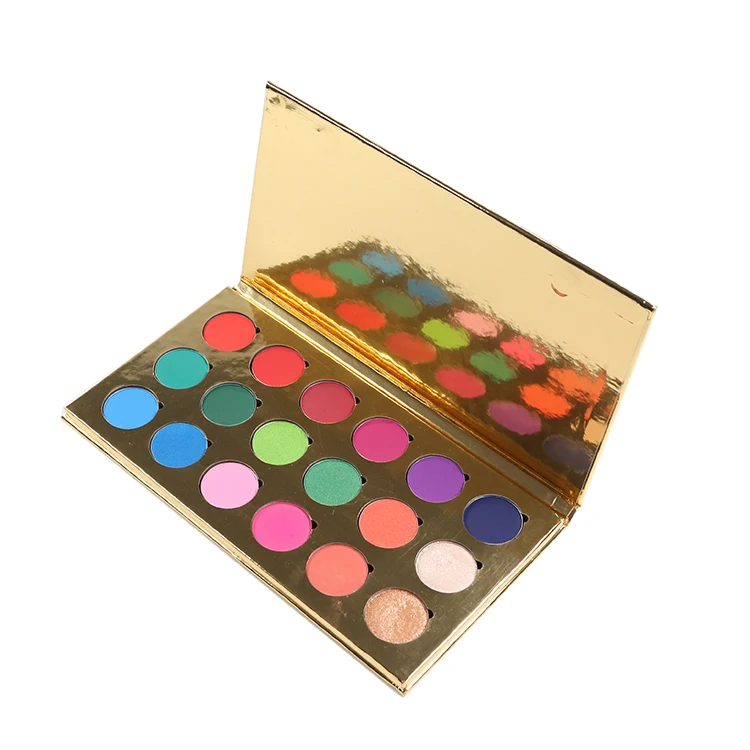 Private Label Waterproof Eyeshadow Palette High Quality Vegan Magnetic Makeup Palette with Matte Pigments for All Skin Tones