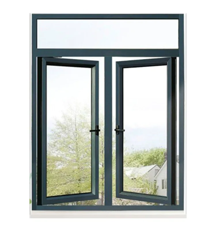 Australia Standard Factory direct sales office thin frame simple design aluminum sliding window/casement optifix Windows Outside