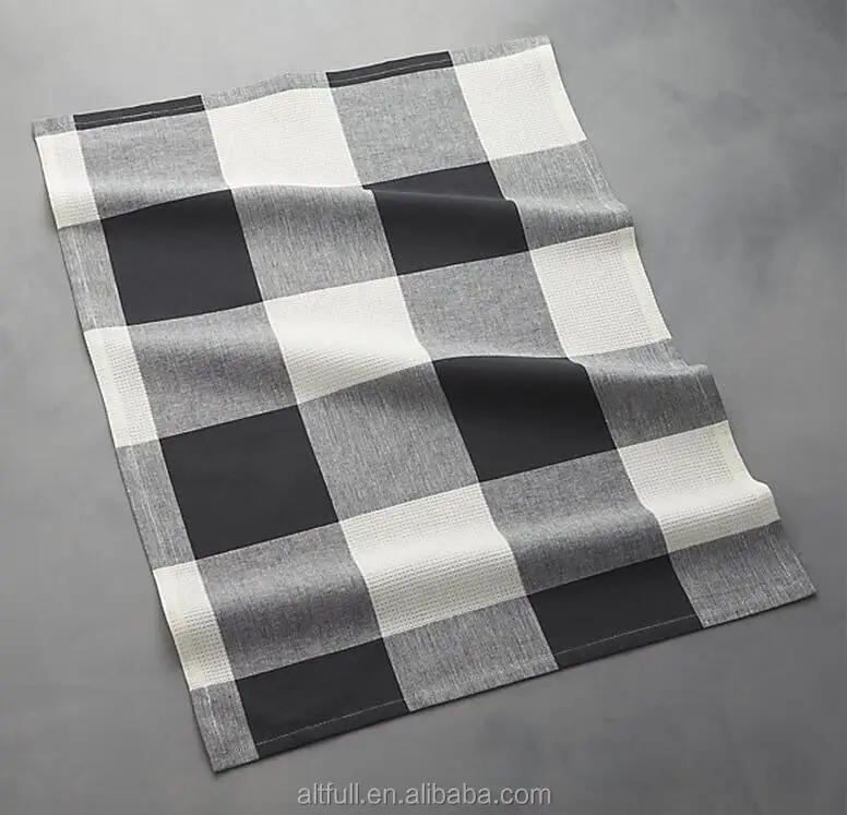 
Manufacturer China 100% cotton waffle yarn dyed Kitchen towel Tea towel 