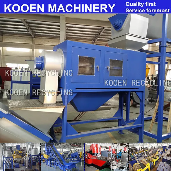 Торговая гарантия KOOEN, лидер продаж, машина для переработки пластиковых бутылок с минеральной водой