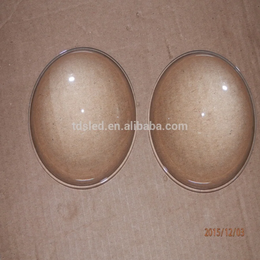 50mm aspheric led glass lens for spotlight