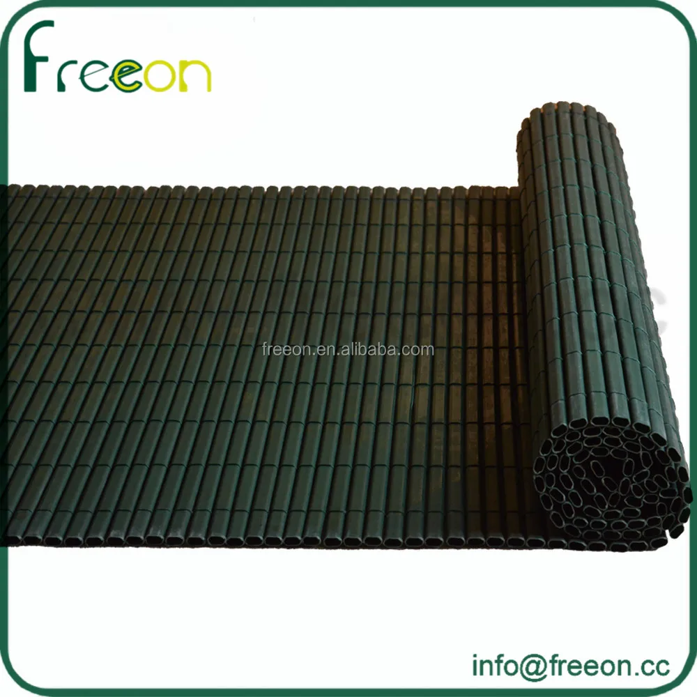green pvc simple face fence 1x3m,plastic garden fence