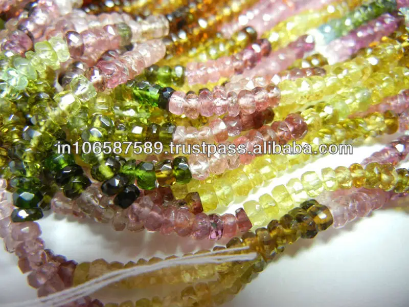 Multi Tourmaline Beads