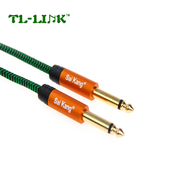 Мм Высокое качество 6,35 мм гитарный кабель 1/4 дюймов jack моно штекер аудио кабель мужчинами