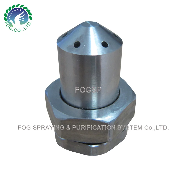 Two fluid nozzle, air water mixing nozzle