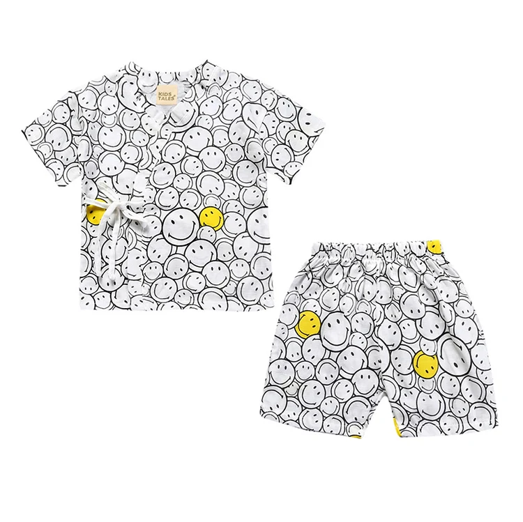 
Wholesale 100% Cotton Printing Baby Sleepwear Pajamas 