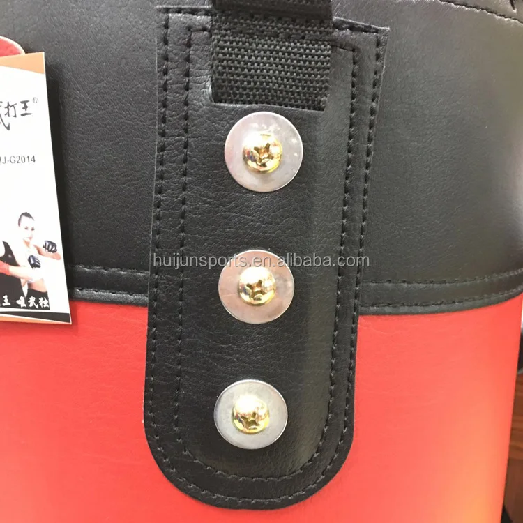 HJ-G2018B Factory supply martial arts goods PU leather boxing punching bag with chain