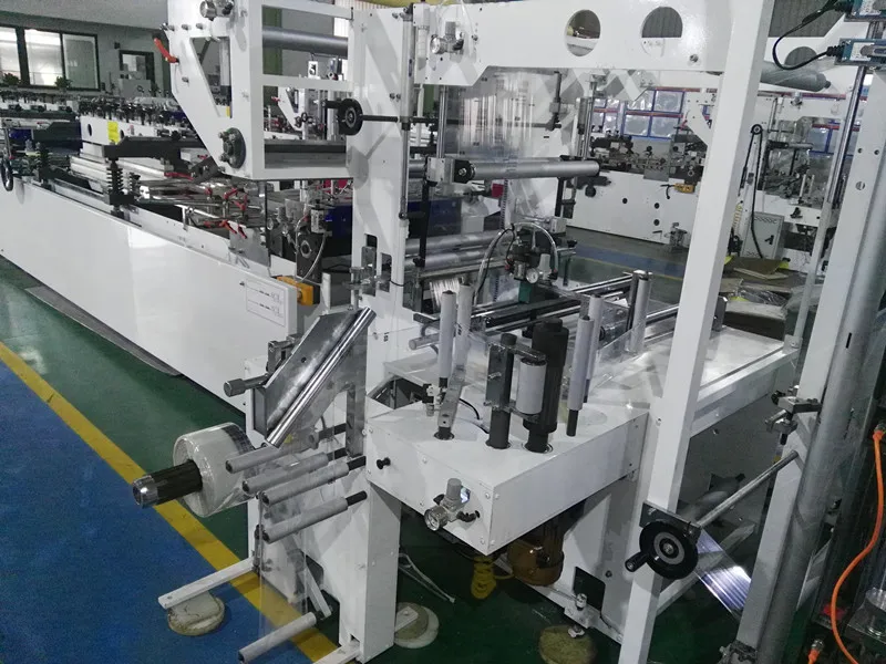 multifunction laminated PA PE PET zipper stand up pouch food packaging Vacuum bag center side sealing bag make machine for sale