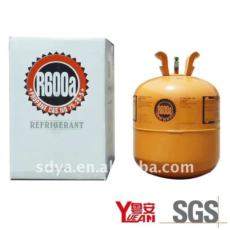 
R600a refrigerant in chemicals refrigerant gas solvent iso butane r600a 