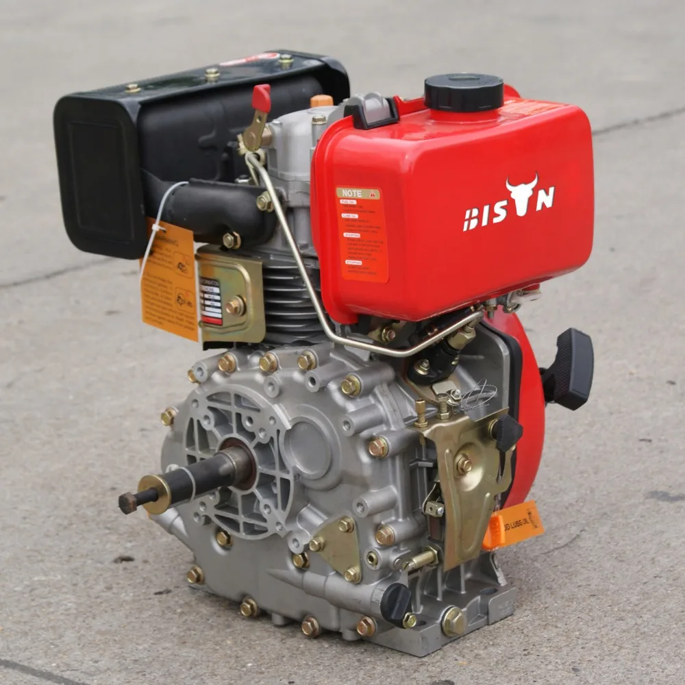 Классический китайский одноцилиндровый дизельный двигатель 5 л.с. с воздушным охлаждением F178 F186 китайские дизельные двигатели