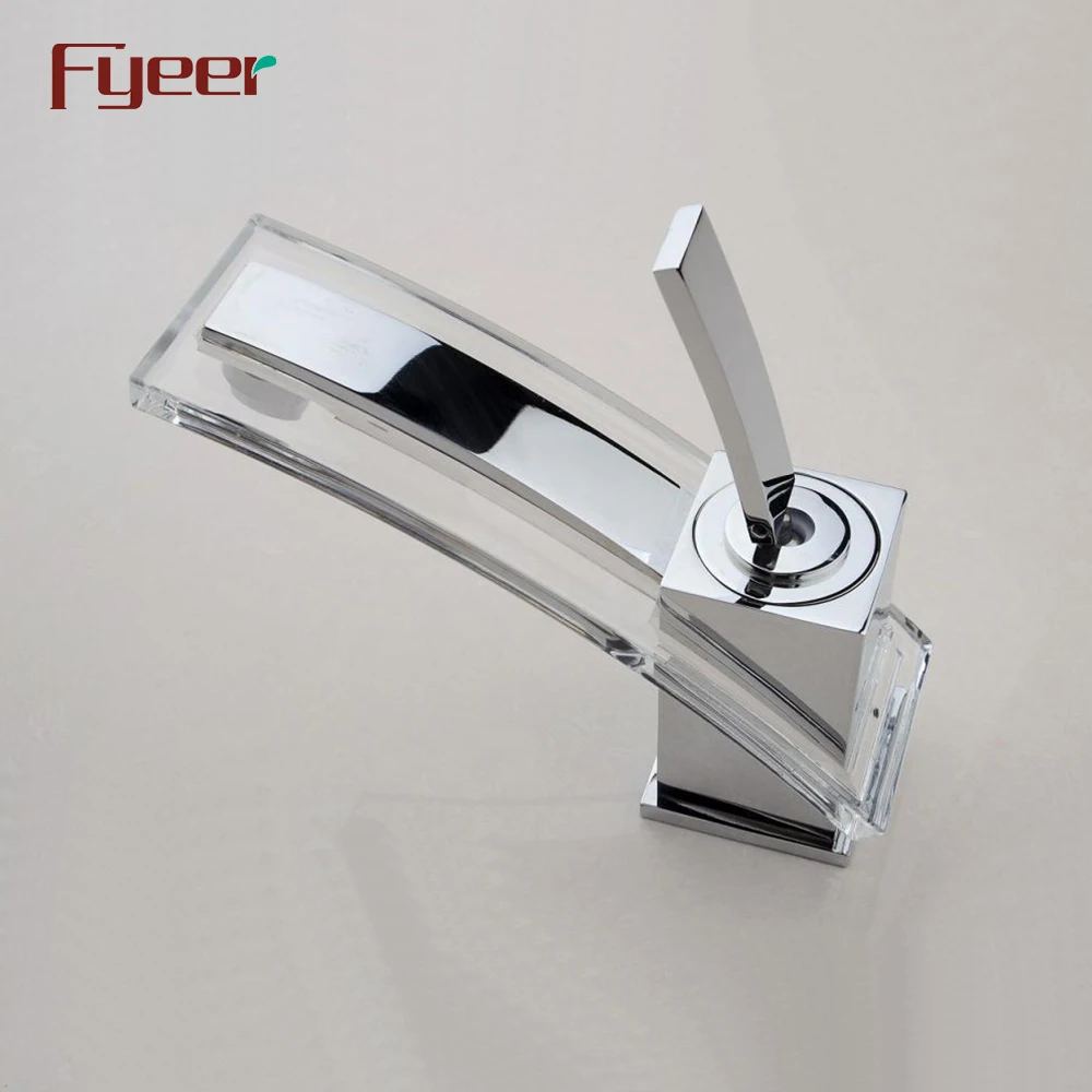 Fyeer Attractive Bathroom Glass Basin Mixer Tap