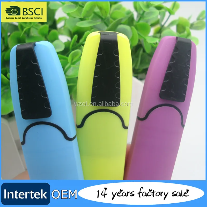 
New Arrival Factory Price Colorful Child Hilighter Marker Pen Fluorescent Pen 