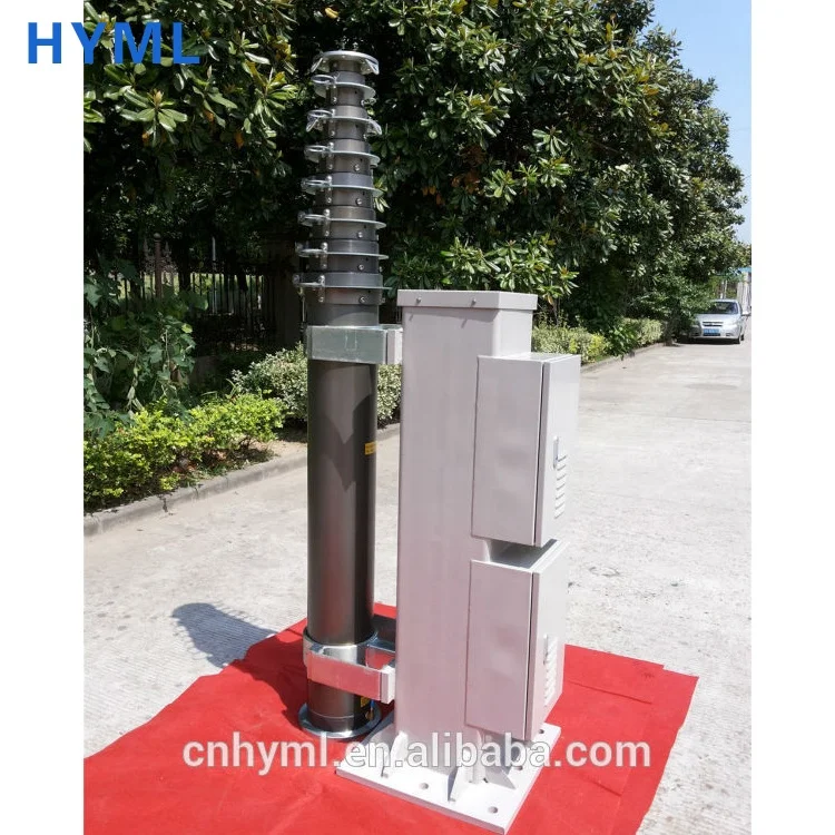 Telescopic Mast With ground Foundation