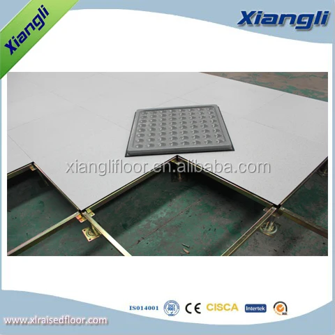 PVC floor,Raised floor ,Anti-static PVC tile raised access floor with flat head