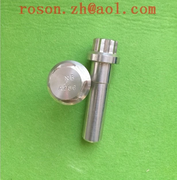 
A286 Incoloy A-286 UNS S66286 flange shoulder bolt 12 point bolt U bolt 