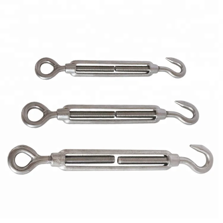 M14 Open Body Turnbuckles Eye And Hook Stainless Steel European Turnbuckles