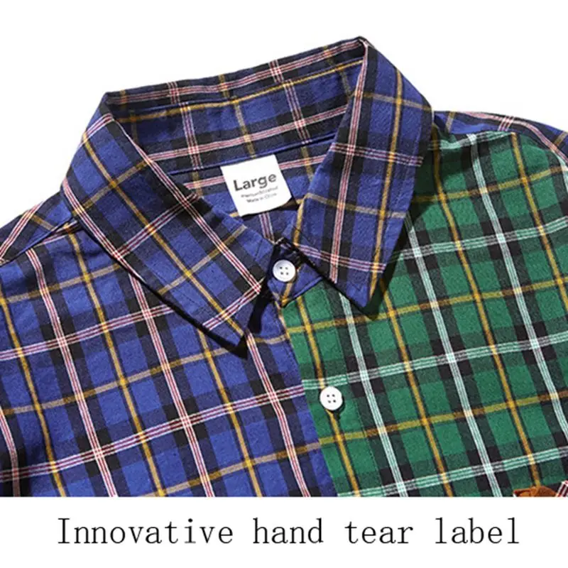 
Hot Sale Good Price Man Casual Plaid Shirt Fashion Custom Plaid Shirts Branded Low Price Casual Shirts 