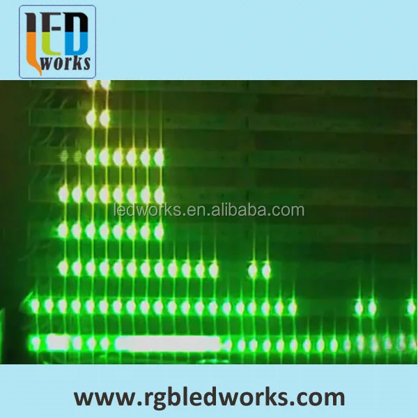 16 pixels 1M DMX led rgb dmx digital bar for Bar, KTV entertainment and television studio
