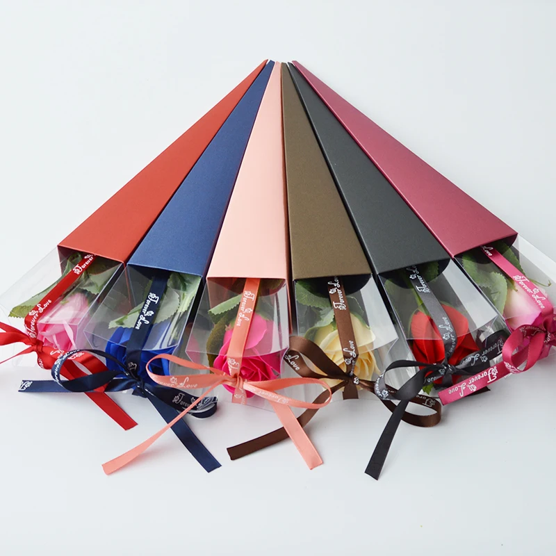 Высококачественная упаковочная коробка в виде Розы