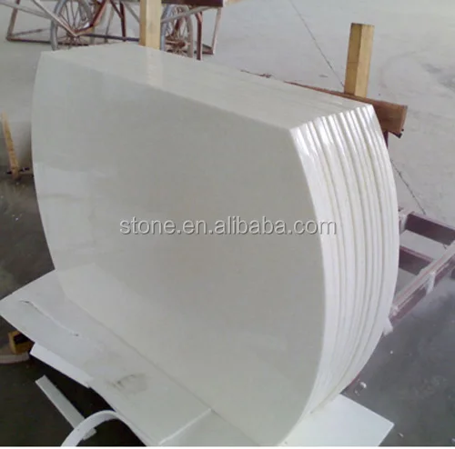 
Nano glass stone Millenstone Glassos White Marble Countertop 