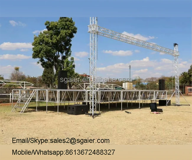 Used Aluminum Truss Triangle Roof Outdoor Concert Stage Truss