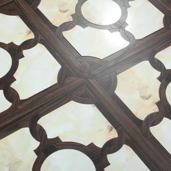 Cheaper Price 8mm AC3 HDF Natural Oak Hard Wood Parquet Flooring Tiles