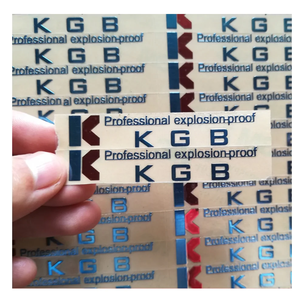 Custom Metal Logo Sticker Aluminium Label For Product