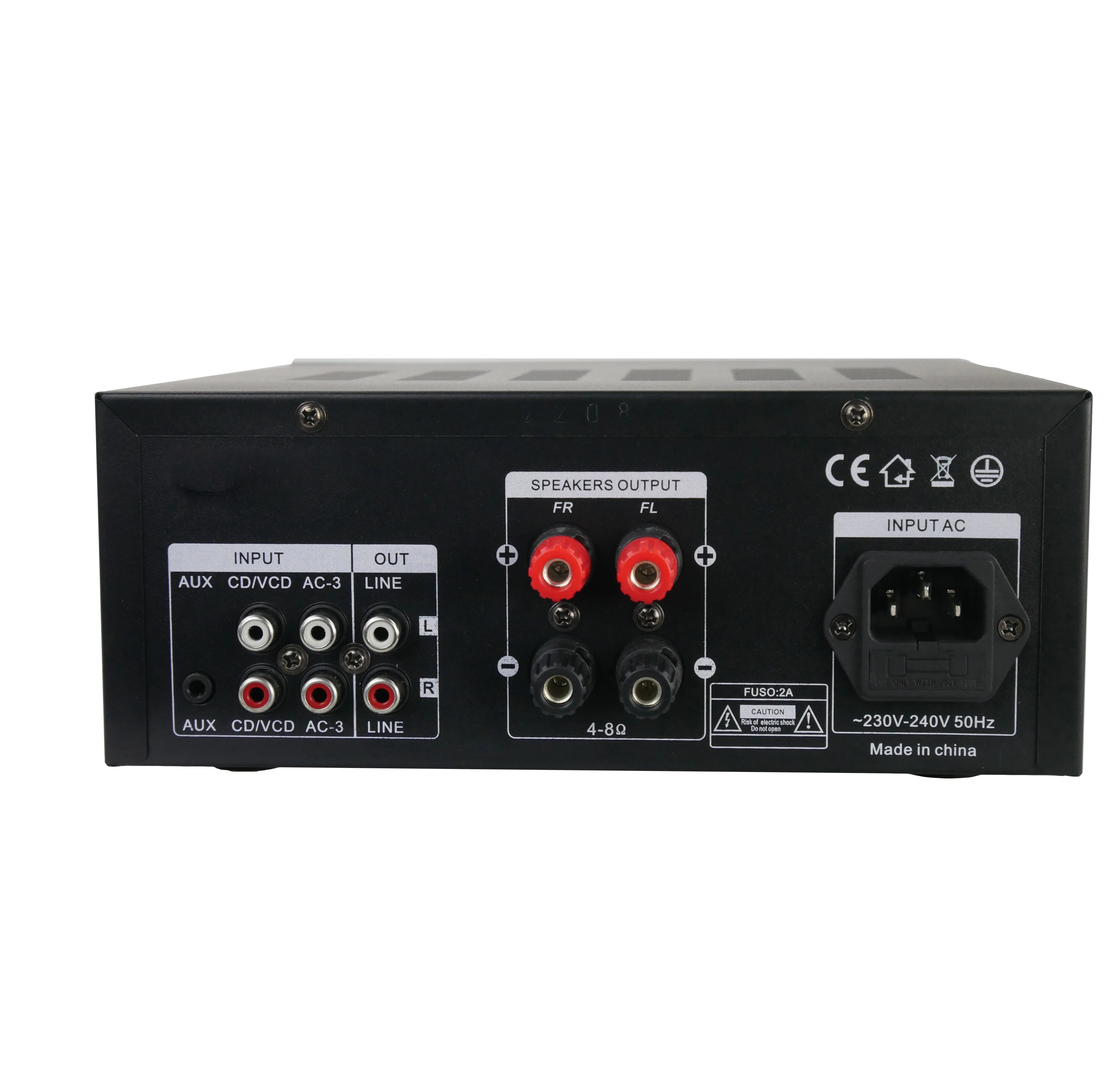Китайский Заводской Оригинальный дизайн 2X50W дешевый стерео усилитель с входами для продажи