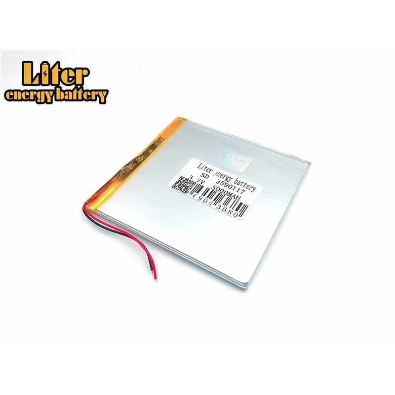 3.7V 5000mAh polymer lithium battery 3590117 3590120 tablet battery capacity