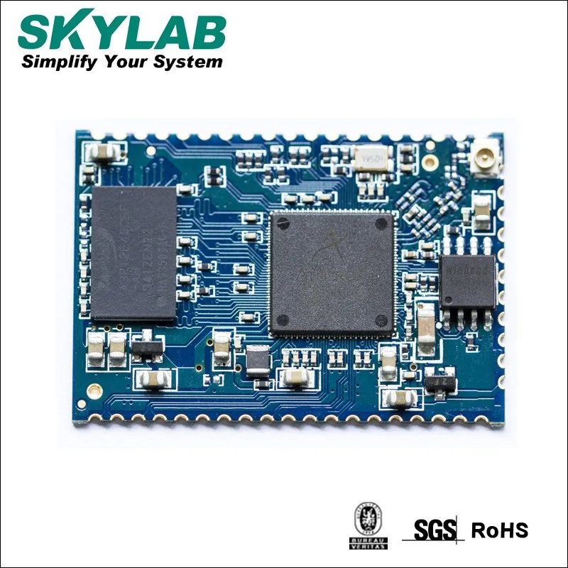 Скайлэб AR9331 802.11b/g/n/ретранслятор и UART wi-fi модуль 64 МБ вспышка беспроводной сетевой модуль SKW72