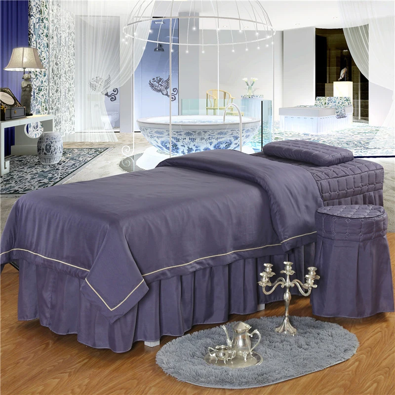 brushed 100% micro polyester pressure massage bedding sheet duvet cover set