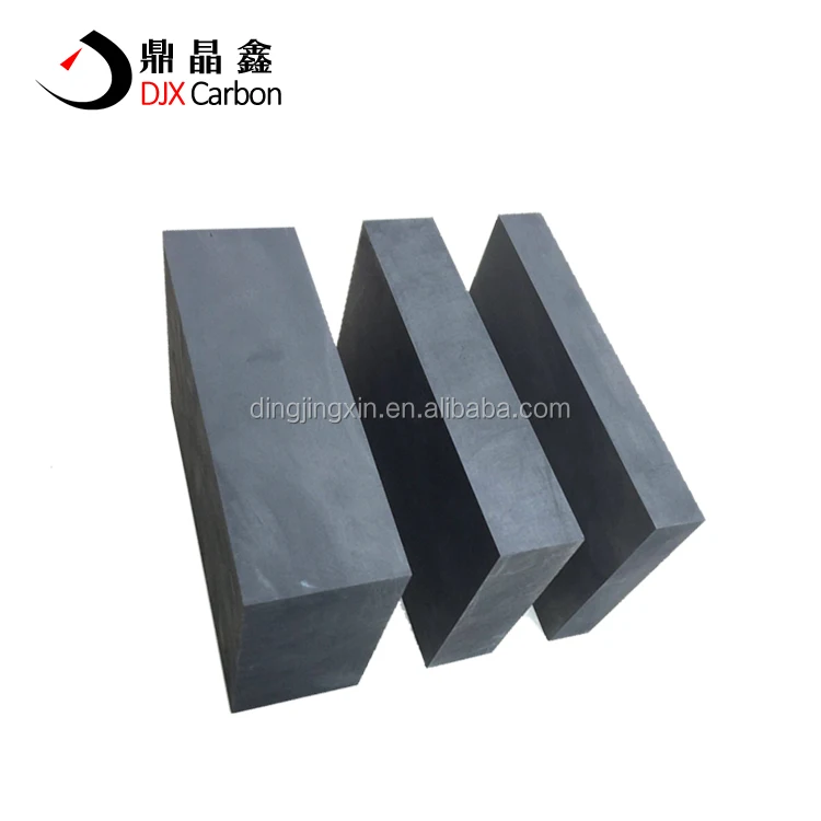 Molded Pressing Graphite Block Cube Raw Graphite Material for Electrode and Rod