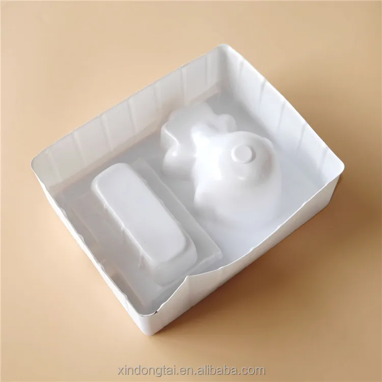 OEM pvc extra large plastic tray for toy blister tray packaging