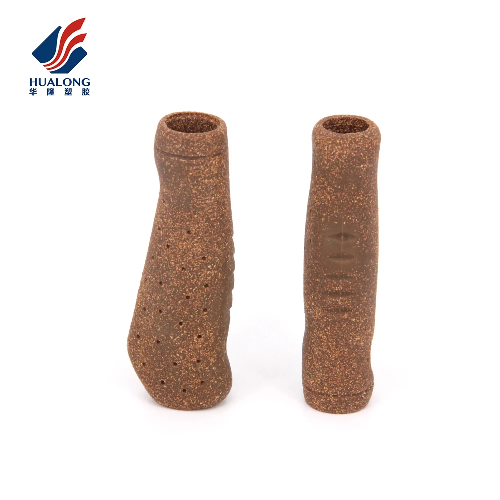 Ningbo HUALONG Bicycle Grip HL-G302 CORK Grips TPR Rubber Material