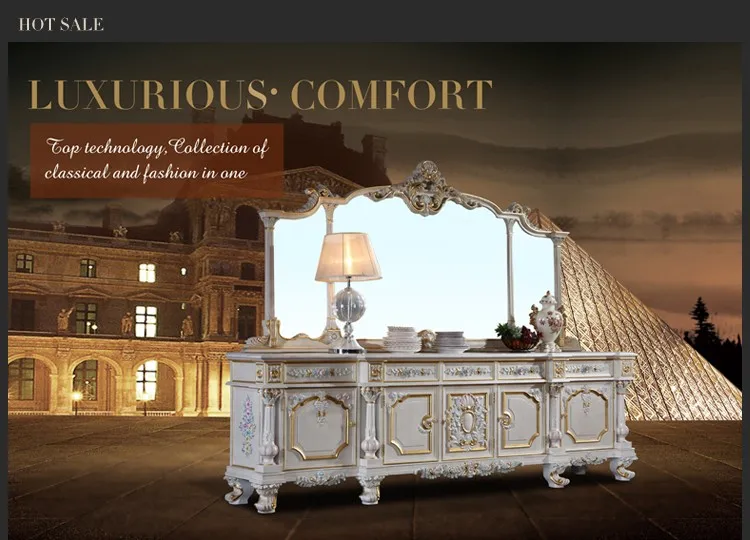 Hand-made Royalty classic dressing mirror-classic royal furniture-Roman style furniture