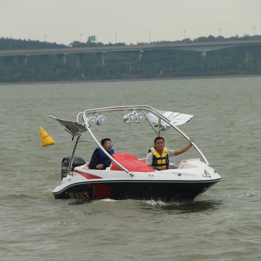Popular water leisure small fiberglass fishing boat with reasonable price