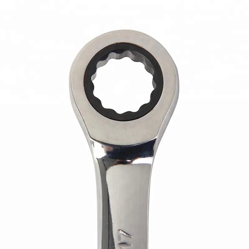 8PCS Ratchet Ring Combination Spanner Wrench Hand Tool Set For Car Repair