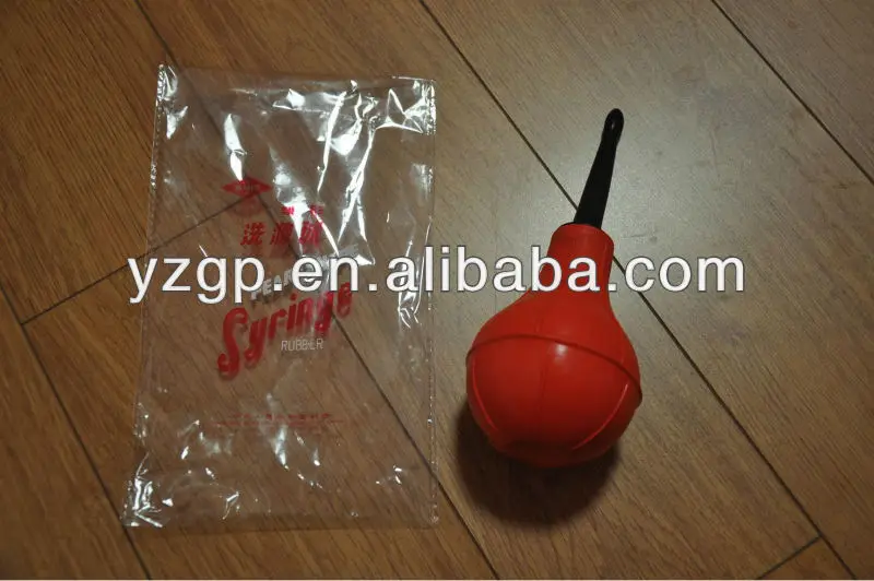 Disposable Medical Pear Shape Syringe vaginal syringe