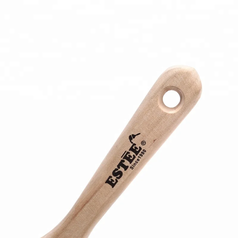 Alibaba поставщик синтетического волокна кисть для краски с деревянной ручкой