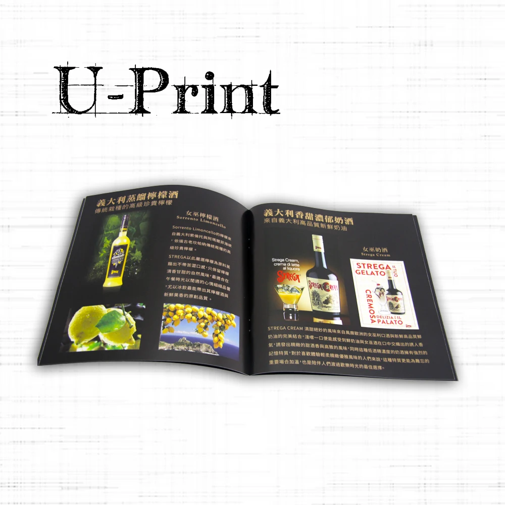 Luxury Menu Pamphlet Booklet Brochure Printing