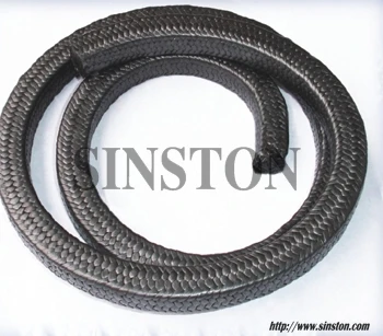 Graphite PTFE packing with oil impregnation