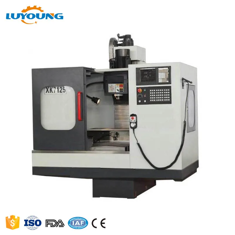 XK7125 вертикальной экономической Средний размер фрезерные машины