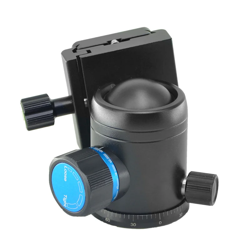 Best Sale Aluminum Photo Moving Ball Head for Tripod Head 360 Degree Ball Head Bolt Camera 1/4 for Tripod or Monopod