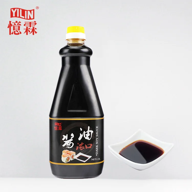 1.1L  Japanese sushi dark soy sauce with OEM-Private Label