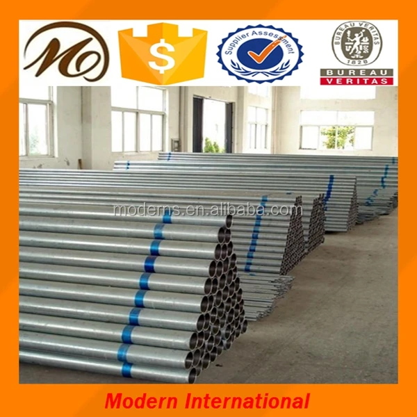 Тонкие стены оцинкованная стальная труба сделано в Китае