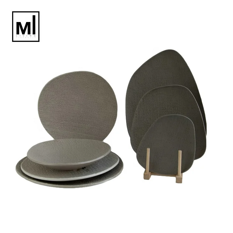 Optional size cheap wholesale wedding  decoration ceramic dinner plates for weddings