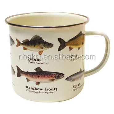 Fish Enamel Mug